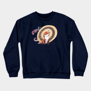 Mili Fay’s Fox In A Hat Crewneck Sweatshirt